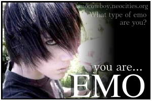 I am emo!>Take the quiz at michael-murder.neocities.org